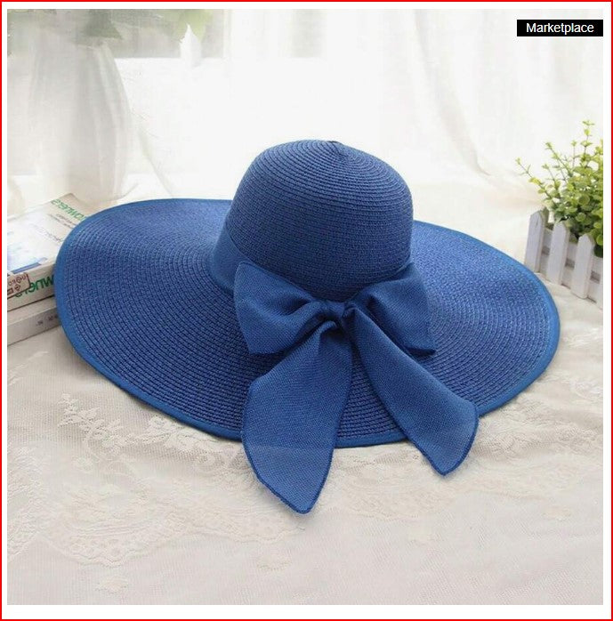 Fashionable Beach Vacation Straw Hat