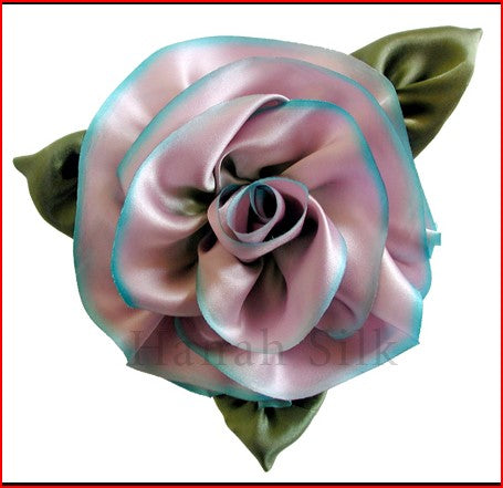 Silk Flower Brooch Auralia L