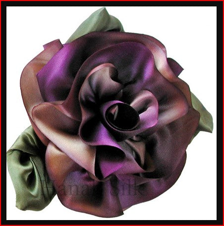 Silk Flower Brooch Wild lris L