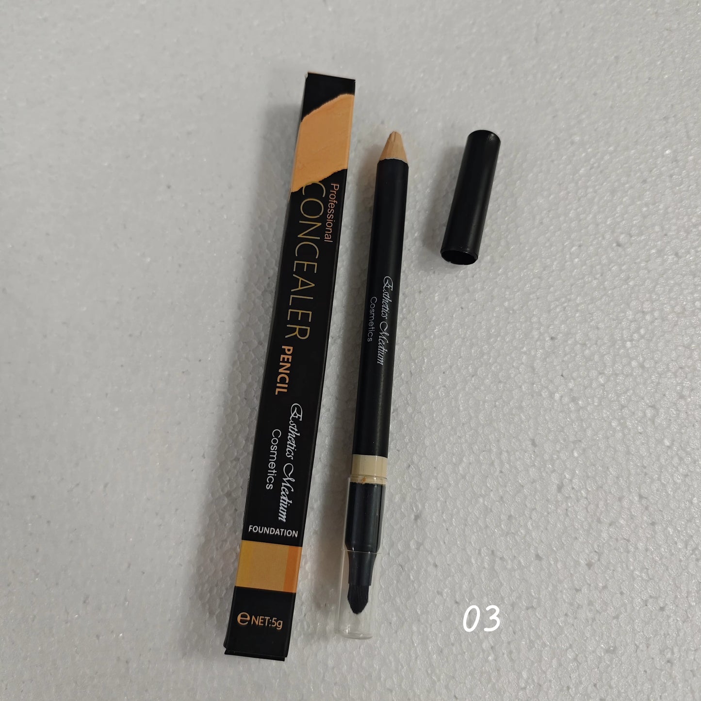 Waterproof Double-Headed Face Concealer with Brush