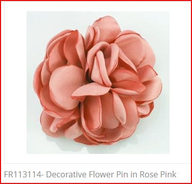 Decorative Flower Brooch Pin