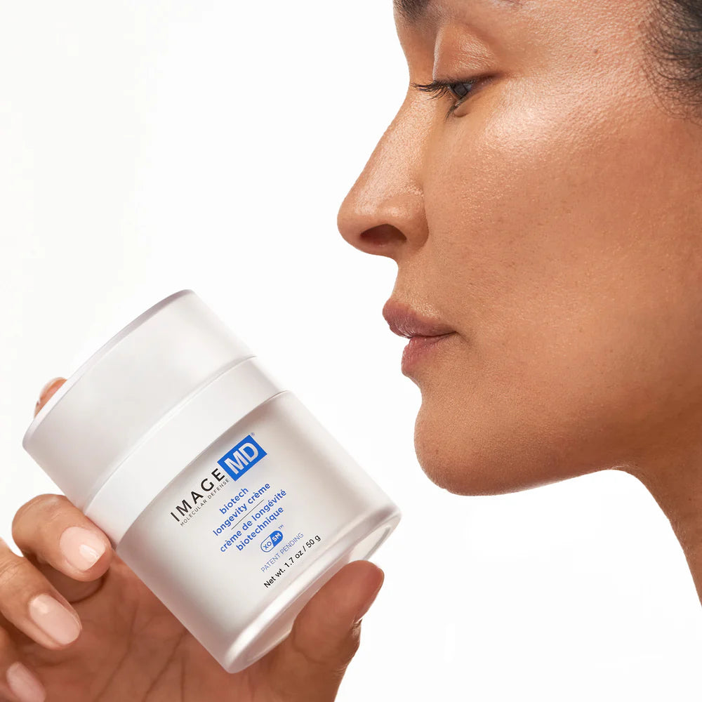 Image Skincare: MD Biotech Logevity Cr`eme,Clinically Proven to Firm Hydrate,improve elasticity and strenghten the skin in just weeks.