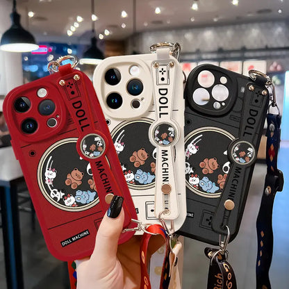 Red, Fashionable and Creative Animal Phone Case for lPhone, 16, 16 Pro, 16 Pro Plus