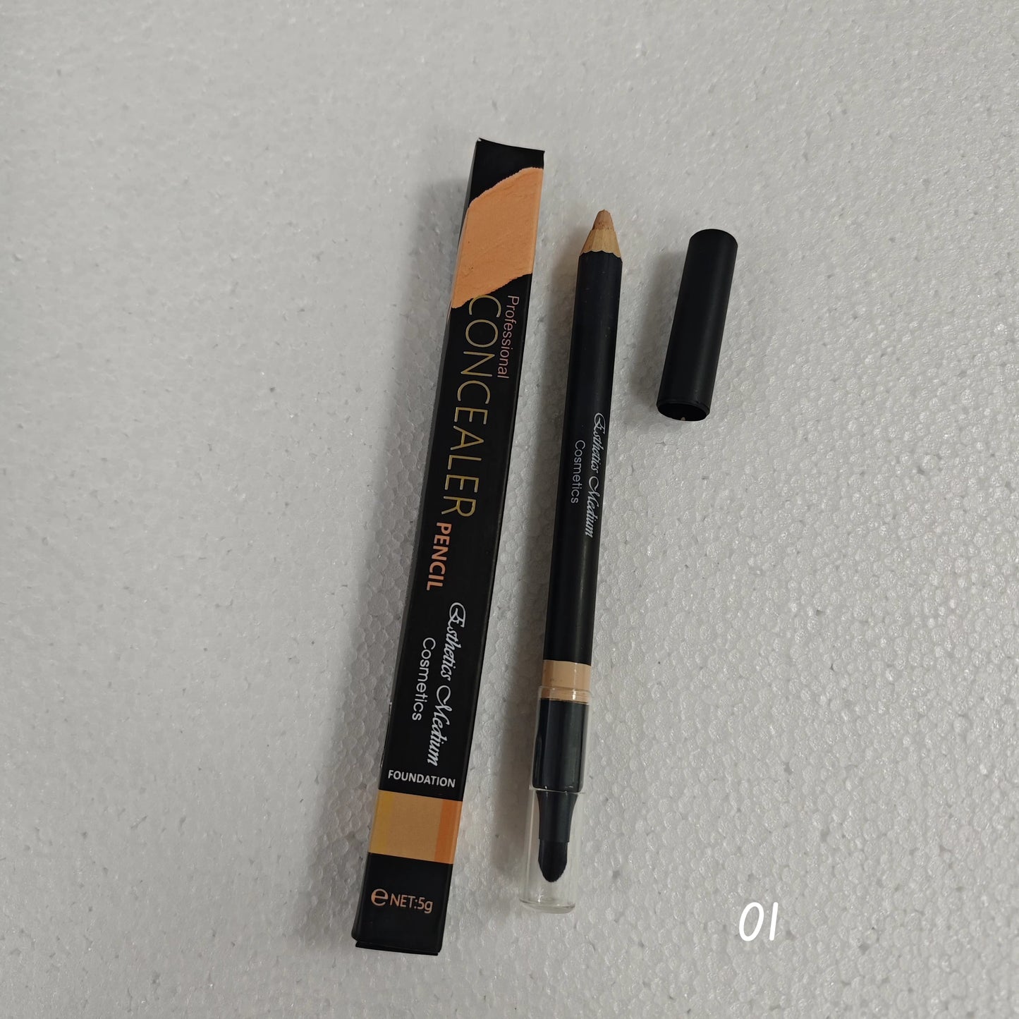 Waterproof Double-Headed Face Concealer with Brush
