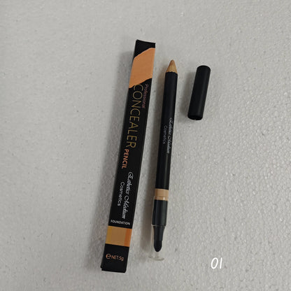Waterproof Double-Headed Face Concealer with Brush