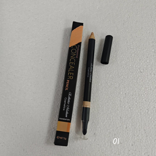 Waterproof Double-Headed Face Concealer with Brush
