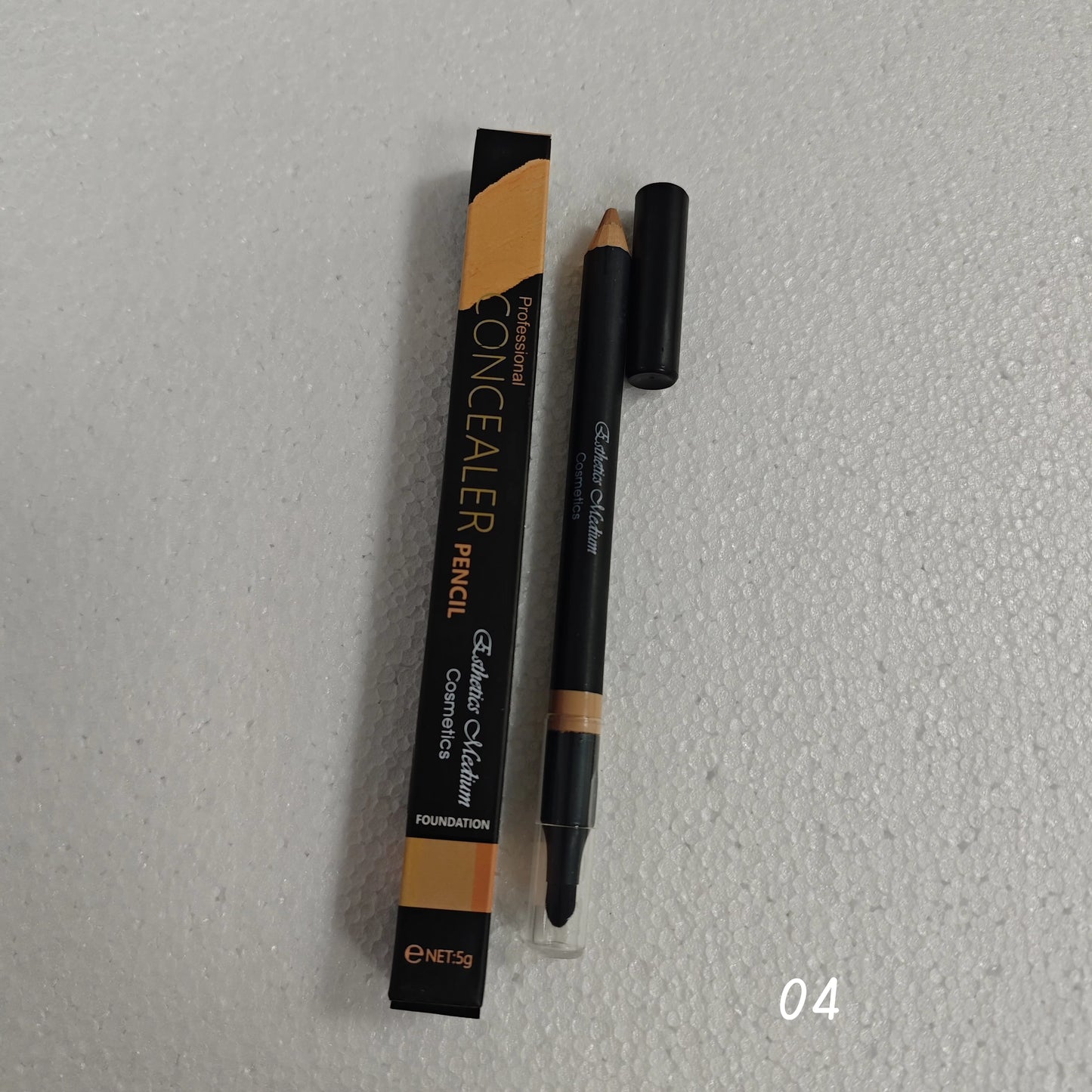 Waterproof Double-Headed Face Concealer with Brush