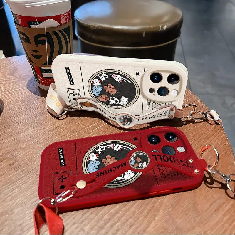 White, Fashionable and Creative Animal Phone Case for lPhone 16