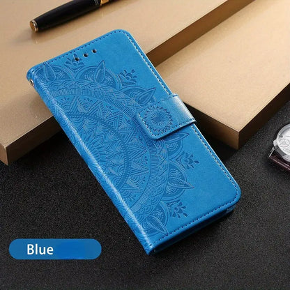 Blue Wallet Case for Popular IPhone 16 Models