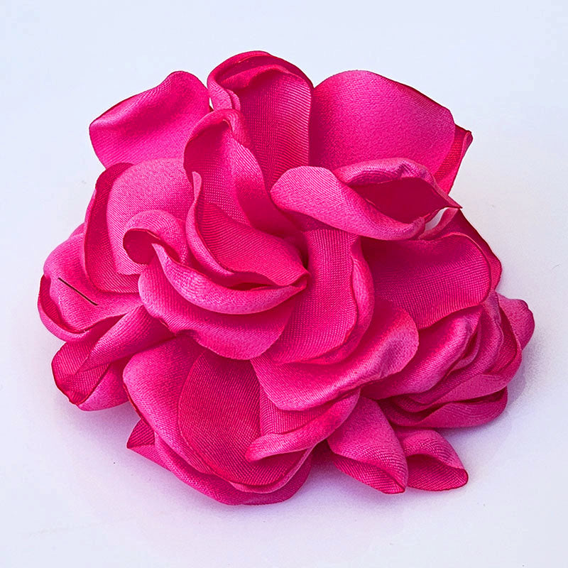 2-3/4 inch Fuchsia Brooch for lapel and headwear
