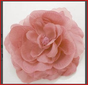 Fabric Flower Brooch Pin