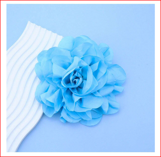 French Niche Satin Floral Brooch Pin