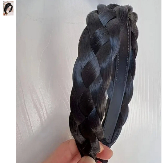 Headband with Matching Synthetic Hair