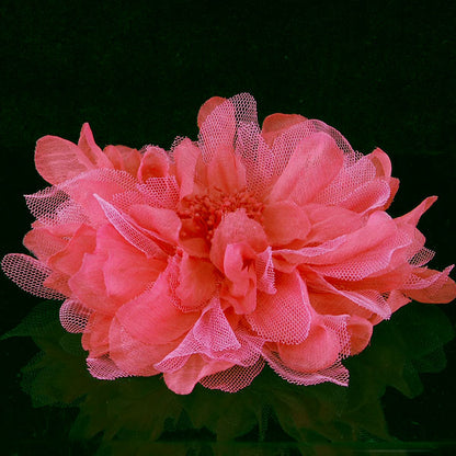 Large Fabric Flower Brooch Pins