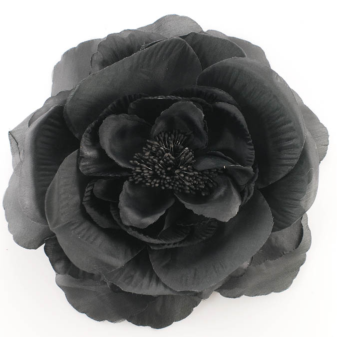 Large Fabric Flower Brooch Pins