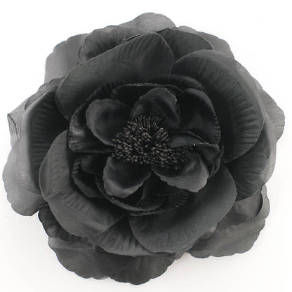 Large Fabric Flower Brooch Pins
