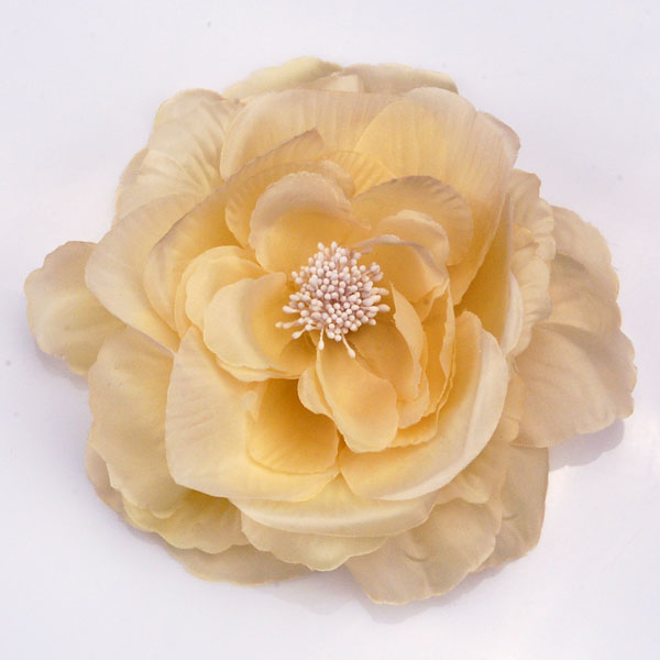 Large Fabric Flower Brooch Pins
