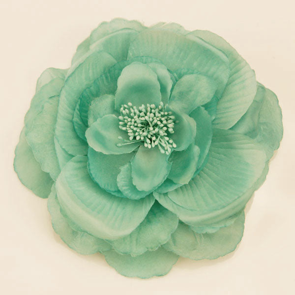 Large Fabric Flower Brooch Pins
