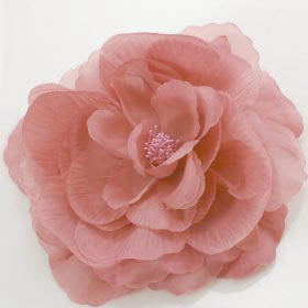 Large Fabric Flower Brooch Pins