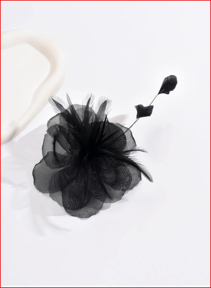 Large Fabric Flower Brooch Pins
