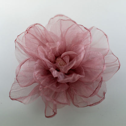 Small Fabric Flower Brooch Pin
