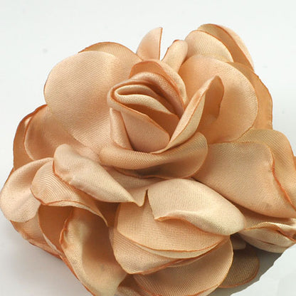Medium Fabric Flower Brooch Pin