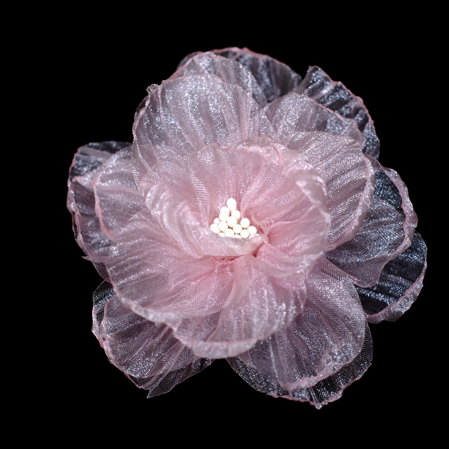 Small Fabric Flower Brooch Pin