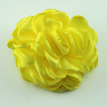 Small Fabric Flower Brooch Pin