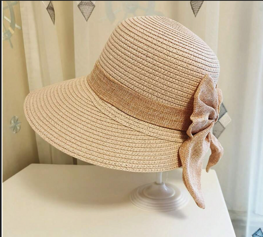 Butterfly Straw Hat for Beach, Travel and Sun
