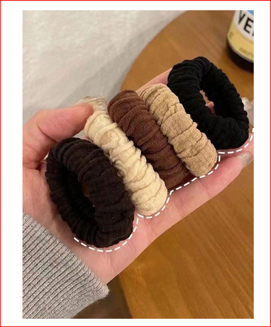 10pcs Multicolor Elegant Elastic Hair Bands