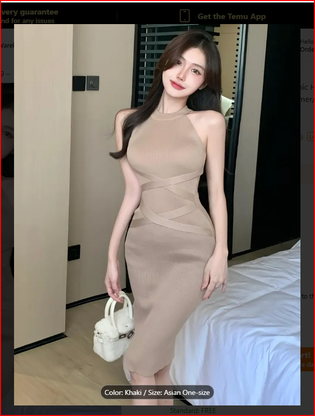 Pink Slimming Halter Neck Knit Bodycon Cross Back Dress