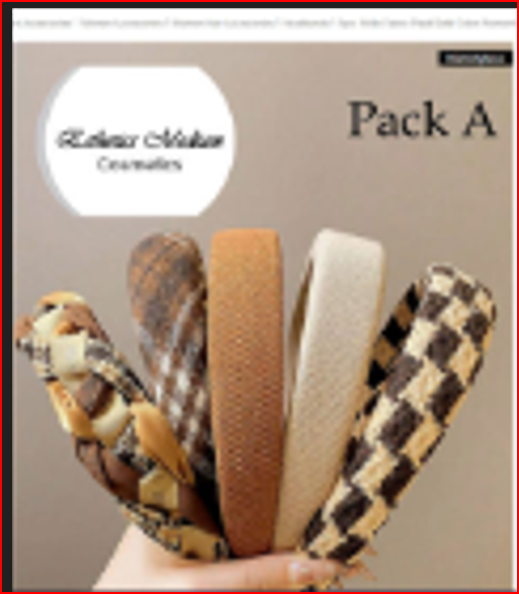 Headbands Package of 5