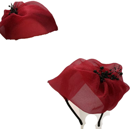 Opulent Organza Retro Tulle Fascinator Headband